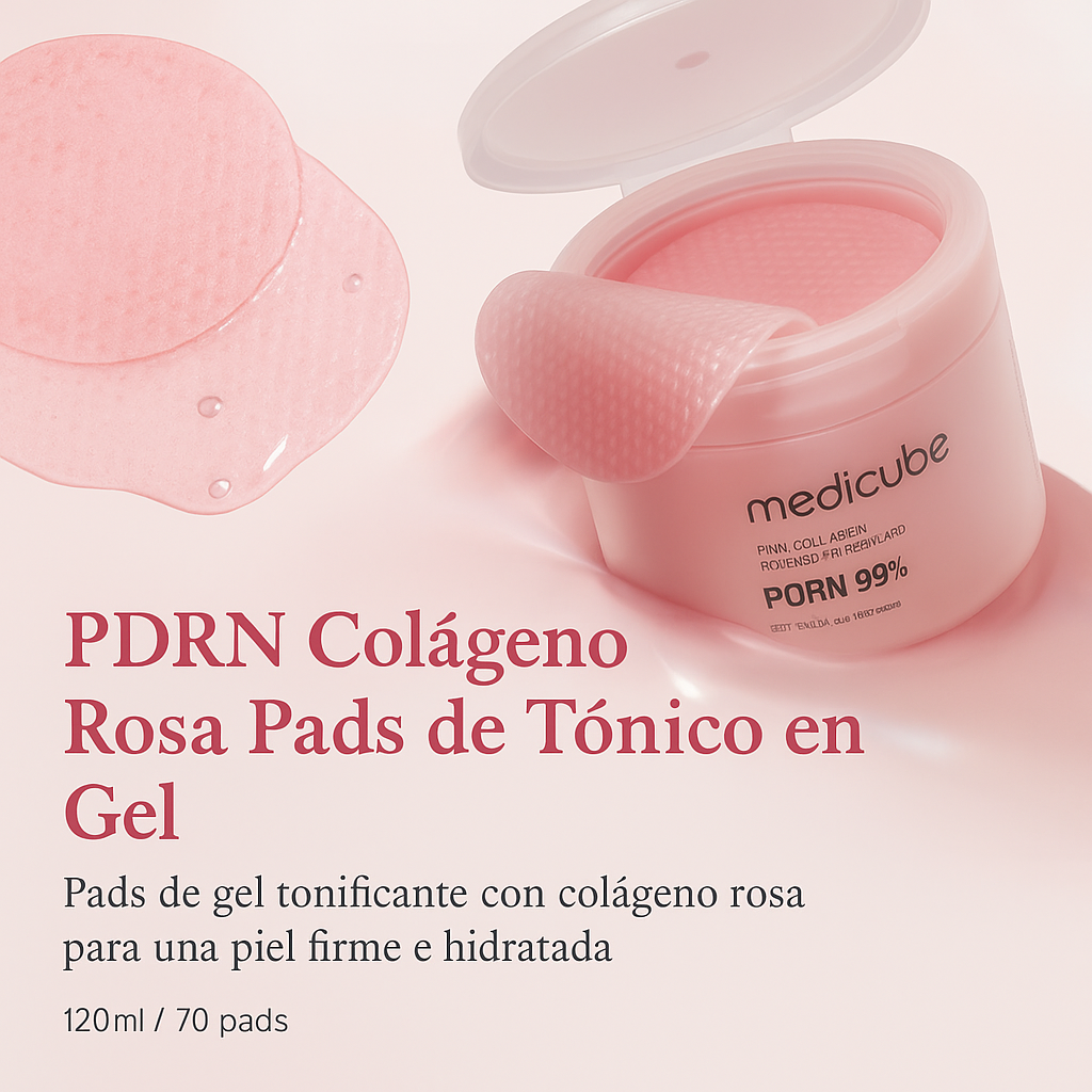 MEDICUBE PDRN Pink Toner Gel Pads - 70 pzs