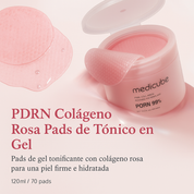 MEDICUBE PDRN Pink Toner Gel Pads - 70 pzs